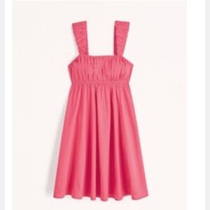 Abercrombie & Fitch Coral Sleeveless Dress